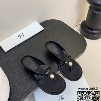 샤넬 힐 샌들 슬리퍼