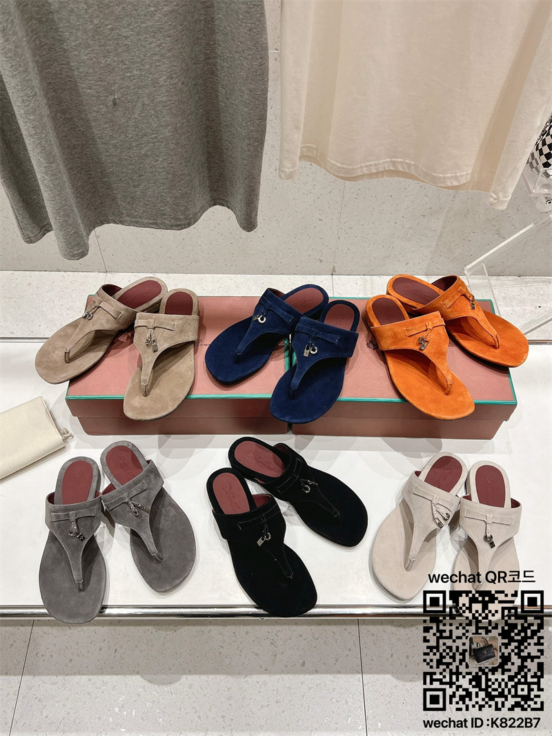 로로피아나Loro Piana 힐 샌들 슬리퍼