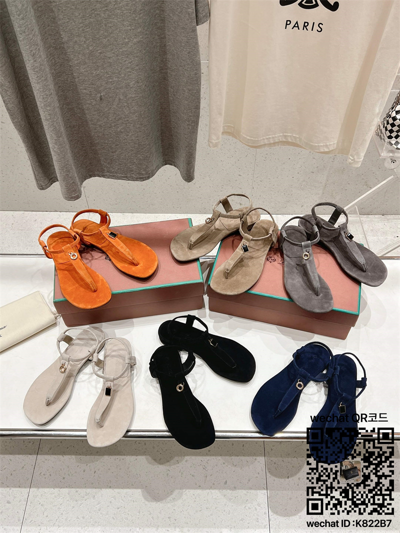 로로피아나Loro Piana 힐 샌들 슬리퍼