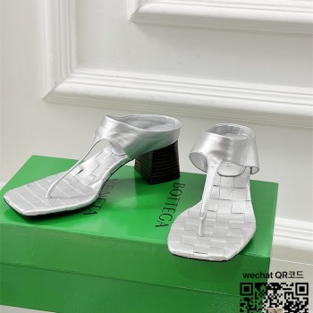 보테가베네타 힐 샌들 슬리퍼