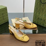 구찌 힐 샌들 슬리퍼