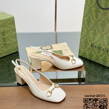 구찌 힐 샌들 슬리퍼