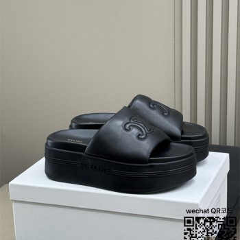 셀린느 힐 샌들 슬리퍼