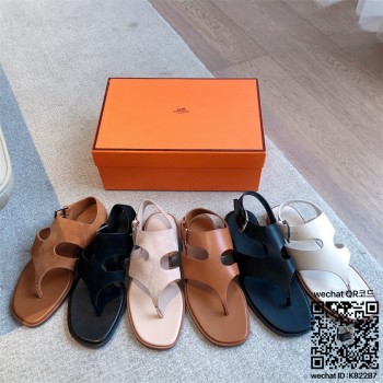 에르메스  힐 샌들 슬리퍼