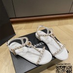 샤넬  힐 샌들 슬리퍼