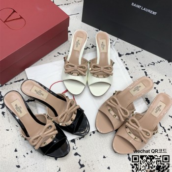 발렌티노 힐 샌들 슬리퍼