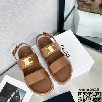 셀린느 힐 샌들 슬리퍼