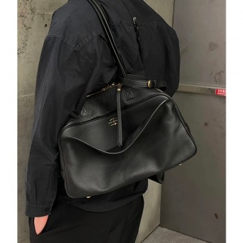 발렌시아가  캐리 미디엄 볼링백 블랙