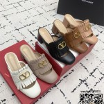 발렌티노 힐 샌들 슬리퍼