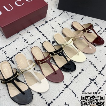 구찌 힐 샌들 슬리퍼