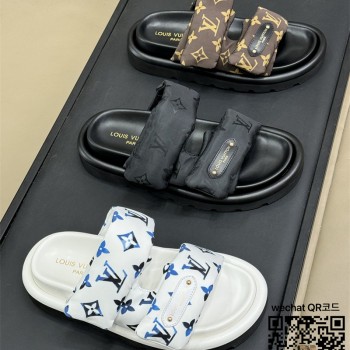 루이비통  힐 샌들 슬리퍼