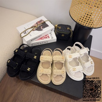 샤넬 힐 샌들 슬리퍼