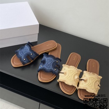 셀린느  힐 샌들 슬리퍼