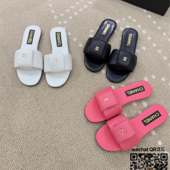 샤넬  힐 샌들 슬리퍼