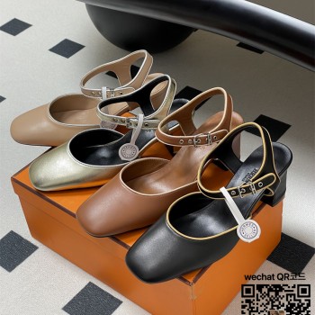 에르메스  힐 샌들 슬리퍼