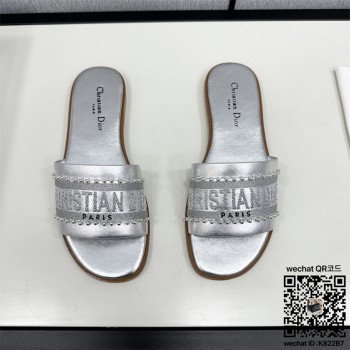 디올   힐 샌들 슬리퍼