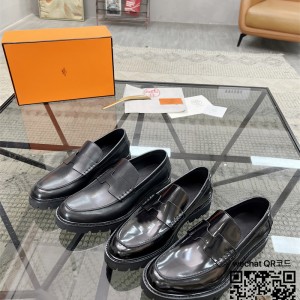 에르메스 가죽 로퍼 구두