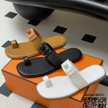 에르메스 힐 샌들 슬리퍼