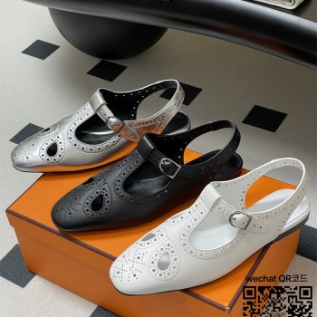 에르메스 힐 샌들 슬리퍼