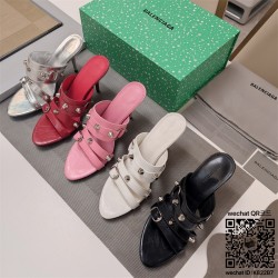 발렌시아가 힐 샌들 슬리퍼