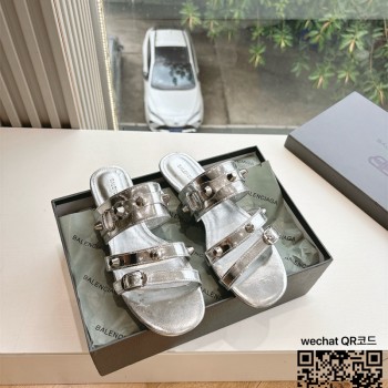 발렌시아가 힐 샌들 슬리퍼