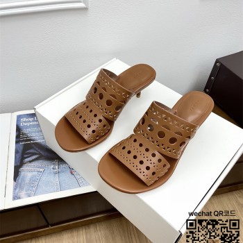 로에베 힐 샌들 슬리퍼