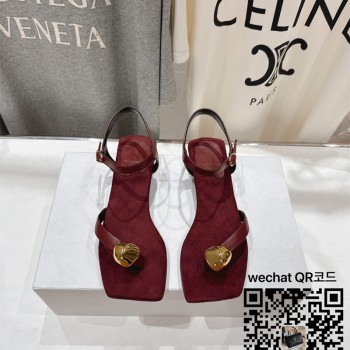 더로우 힐 샌들 슬리퍼