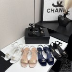 샤넬 여성 신발 힐 샌들 슬리퍼