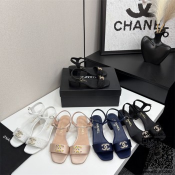 샤넬 여성 신발 힐 샌들 슬리퍼