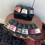 샤넬 힐 샌들 슬리퍼