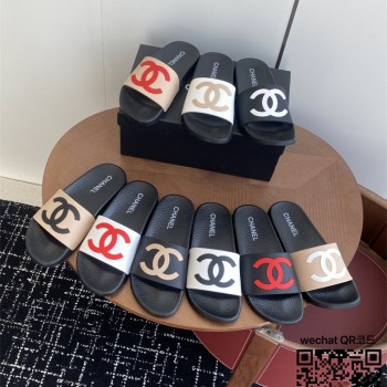 샤넬 힐 샌들 슬리퍼