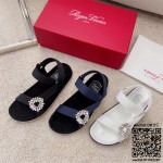 로저비비에 힐 샌들 슬리퍼