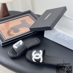 샤넬 힐 샌들 슬리퍼