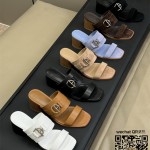 에르메스 힐 샌들 슬리퍼