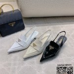 프라다 힐 샌들 슬리퍼