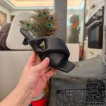 프라다 힐 샌들 슬리퍼