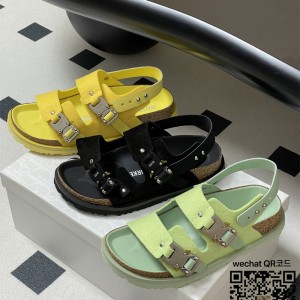 디올 힐 샌들 슬리퍼