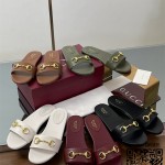 구찌 힐 샌들 슬리퍼