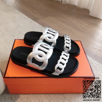 에르메스  힐 샌들 슬리퍼