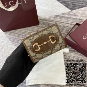 구찌 홀스빗 1955 카드케이스 지갑 726846