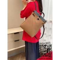 에르메스 퍼플 허백 헐백 백팩