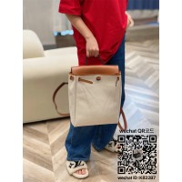 에르메스 퍼플 허백 헐백 백팩