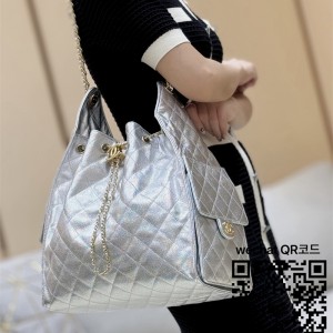 샤넬 25백 몰 캐비어 트위드 제니백  라지 25백 AS5311