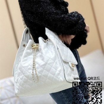 샤넬 25백 몰 캐비어 트위드 제니백 라지 25백AS5311