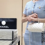 샤넬 25SS 미니 볼링백 체인 핸들 원통백 AP4474