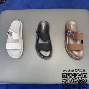 디올 샌들 슬리퍼