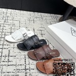 프라다  힐 샌들 슬리퍼