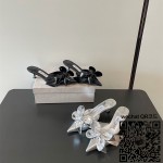 지미추 힐 샌들 슬리퍼