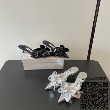 지미추 힐 샌들 슬리퍼