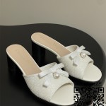 디올 힐 샌들 슬리퍼